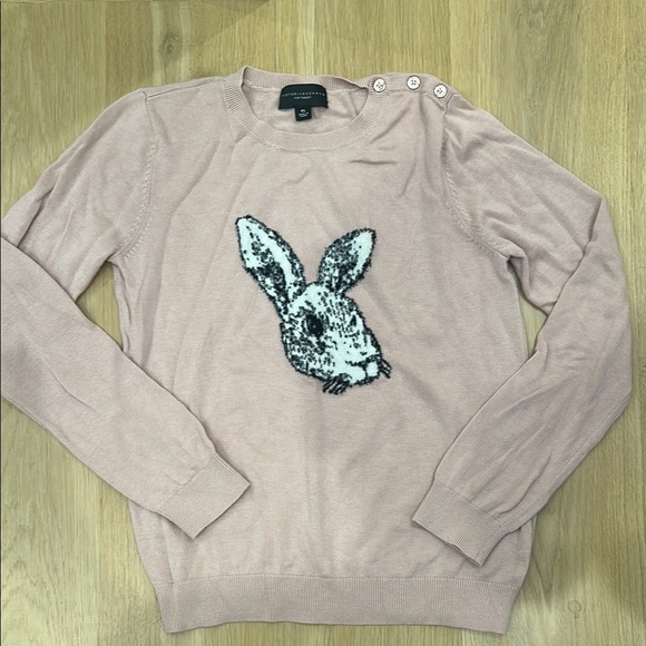 Victoria Beckham for Target Other - Victoria Beckham for Target girls XL Pink Sweater with Rabbit Design